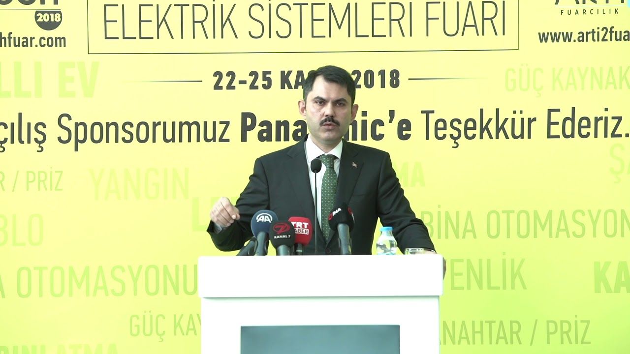 A-Tech 2018 Fair Opening Speech by Murat Kurum, Minister of Environment and Urbanization of the Republic of Turkey
